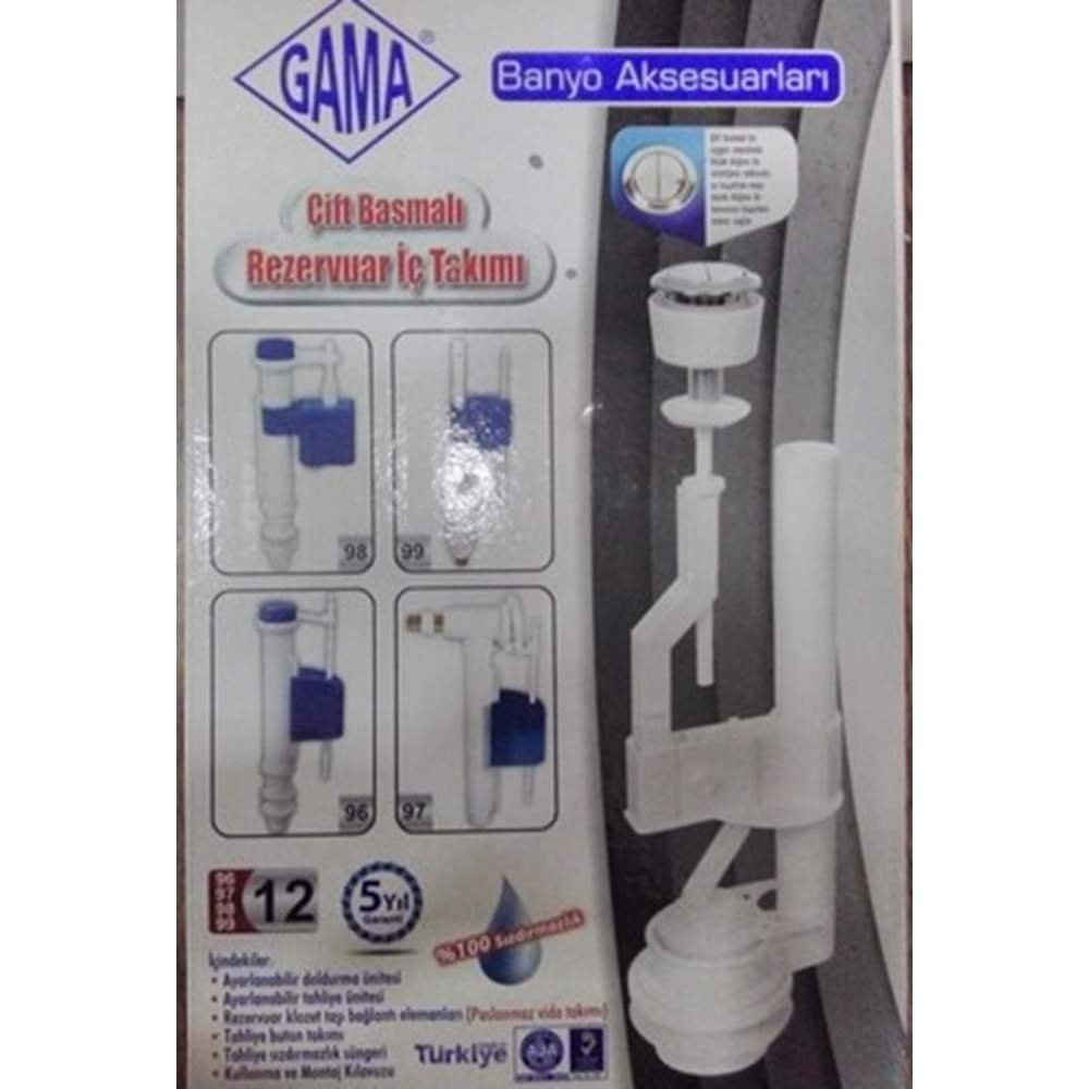 Basmalı 3/6 lt.Rezervuar İç Takım ( Gama )