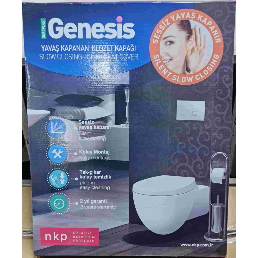 Amortisörlü Klozet Kapak (Nkp-Melamin-Genesis )