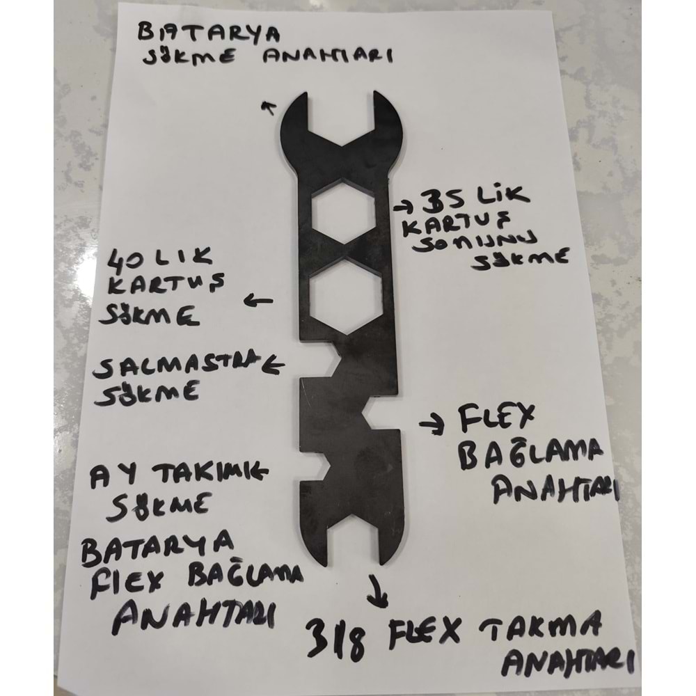 Çoklu Batarya Anahtarı Metal