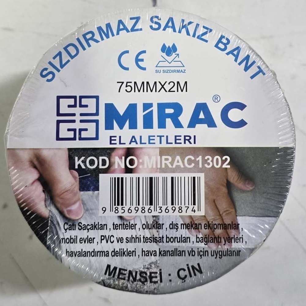 Sızdırmaz Sakız Bant ( 75mm*2M )