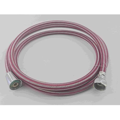 Yks Çelik 360 Dönerli Duş Sprali 175 cm ( Kırmızı )