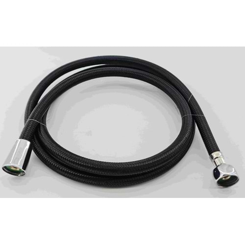 Yks Misineli 360 Dönerli Duş Sprali 150 cm ( Siyah )