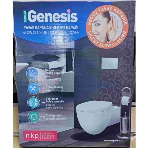 Amortisörlü Klozet Kapak (Nkp-Melamin-Genesis )