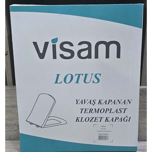Amortisörlü Kare Klozet Kapak ( Wisam-Lotus)